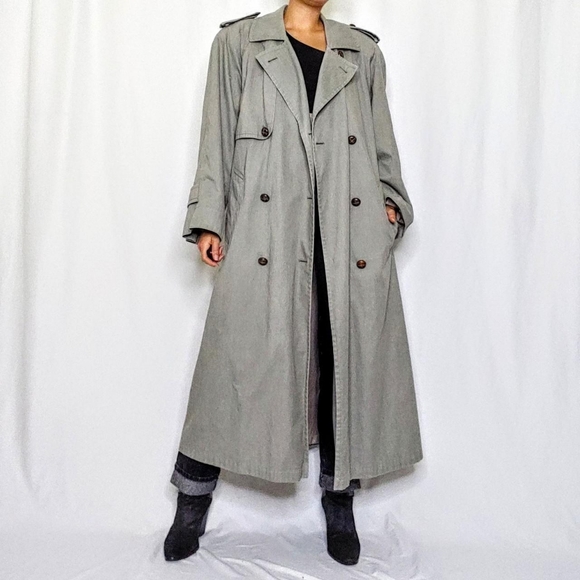 🛑SOLD🛑 Double breasted vintage trench coat - Picture 3 of 8
